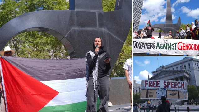 abdde vergi mukellefleri new yorkta gazze icin miting duzenledi HR7r7KKZ