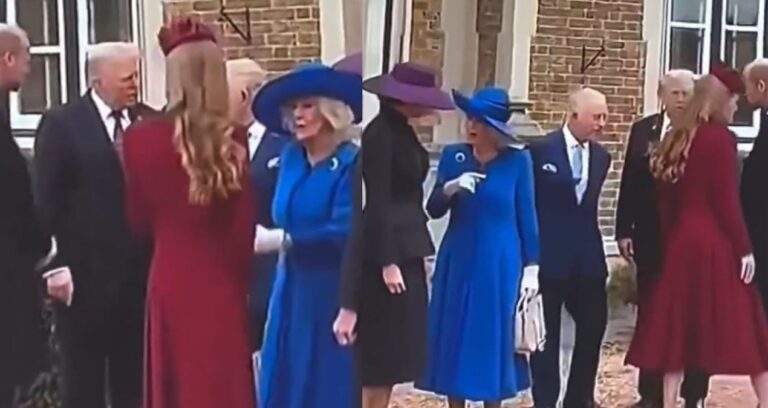 kraliyet ailesinde bile kaynana huyu degismiyor kralice gelini prenses katei trumpin yaninda kovdu fRXvq52B