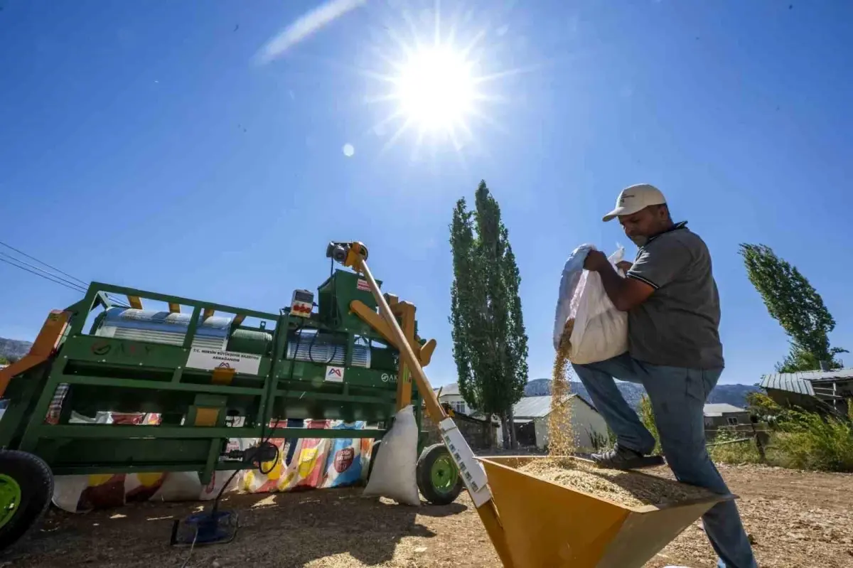 mersinden kirsal ureticiye tohum eleme makinesi destegi uYlatKfa