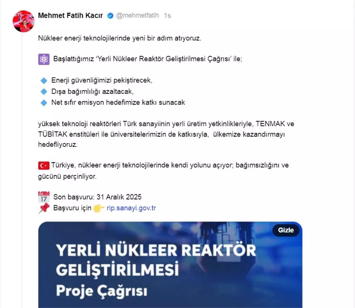 turkiyeden yerli nukleer reaktor cagrisi 7gdk6f1m