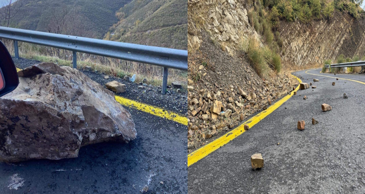 tekirdagda kayalar yola dustu 9NYatksF