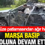 Balistik fuze patlamasindan agir hasar aldi volkswagen touareg marsa basip yoluna devam etti ga3vlggz