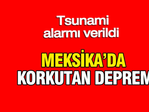 Meksikada korkutan deprem tsunami alarmi verildi fIgmay2G